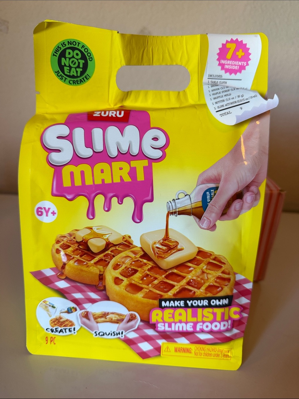 🩷💛ZURU Slime Mart Realistic Waffle Slime Kit - Yellow💛🩷